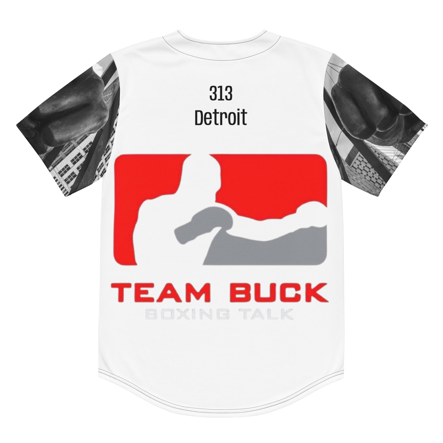 Team Buck Joe Louis fist baseball jersey